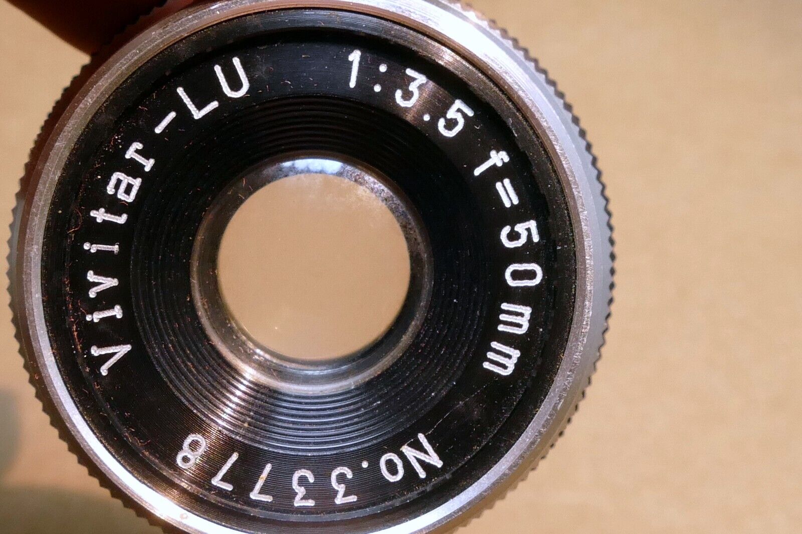 Vivitar LU 50mm f3.5 enlarger lens  ( with fungus in the front element )