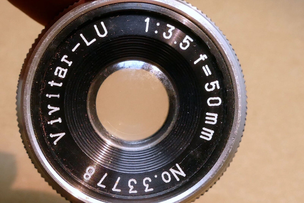 Vivitar LU 50mm f3.5 enlarger lens  ( with fungus in the front element )