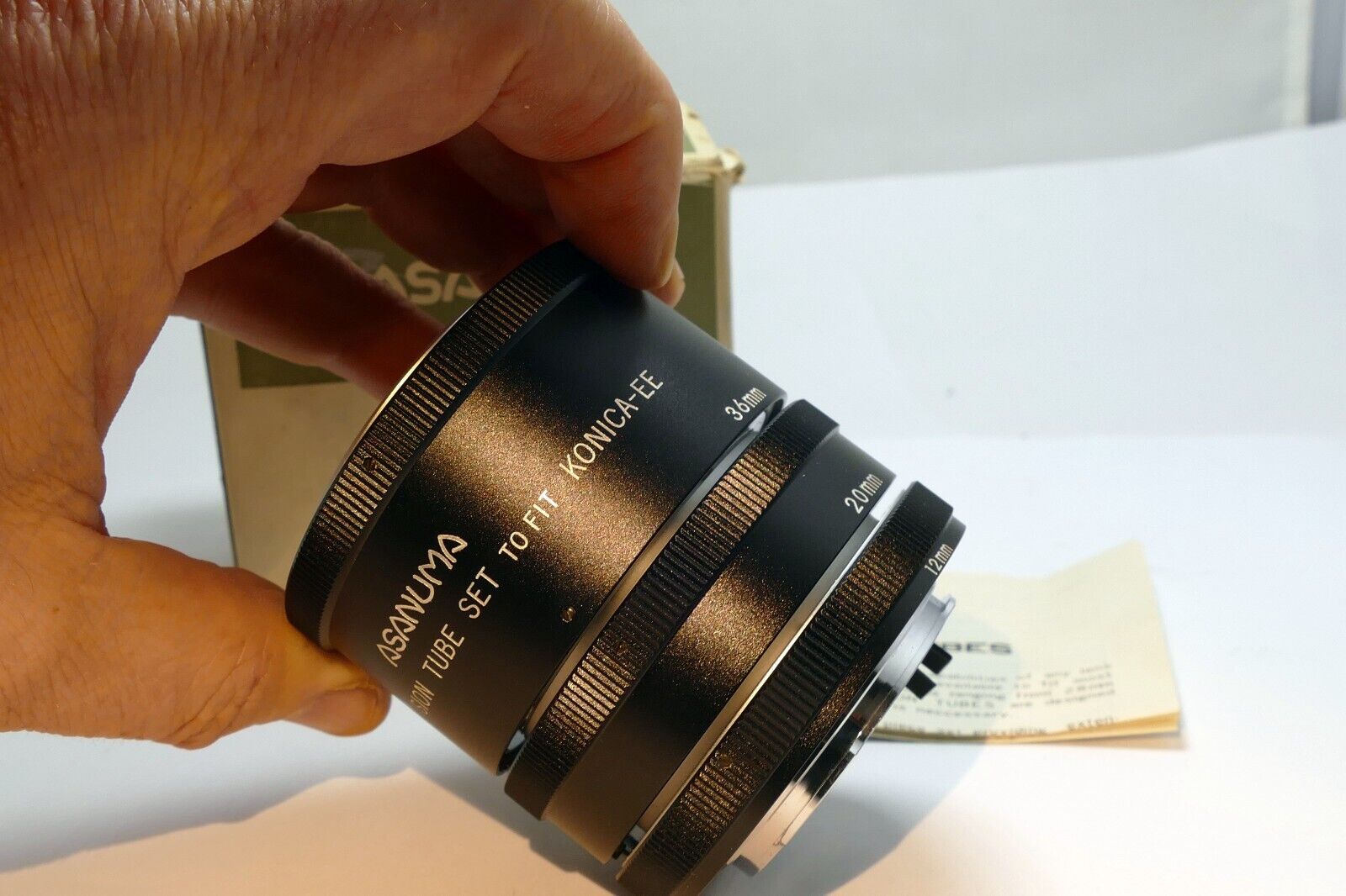Auto Extension Tube Set macro lens Konica Hexanon AR 12mm 20mm 36mm Autoreflex