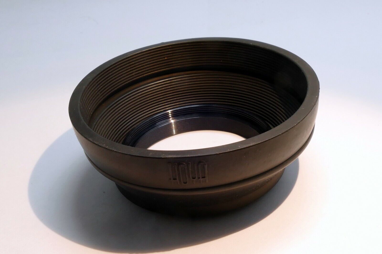 Hoya 49mm rubber lens hood shade  genuine OEM made in Japan vintage
