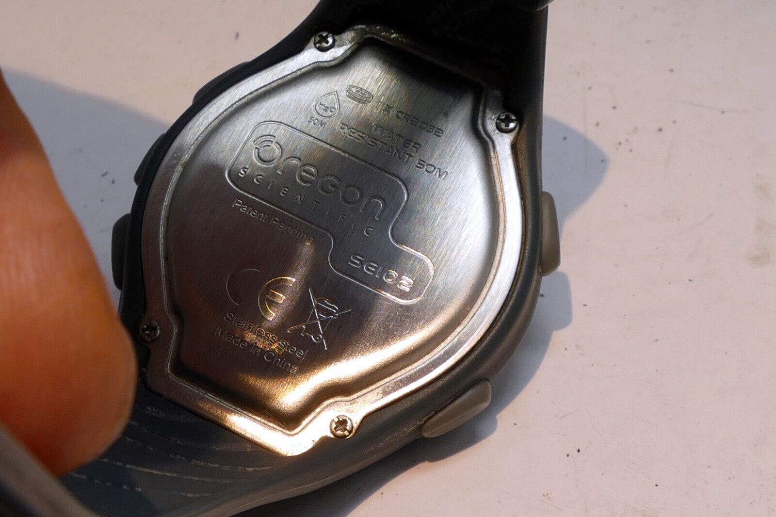 Oregon Scientific Two Tone Quartz Digital Men's Watch - needs new battery