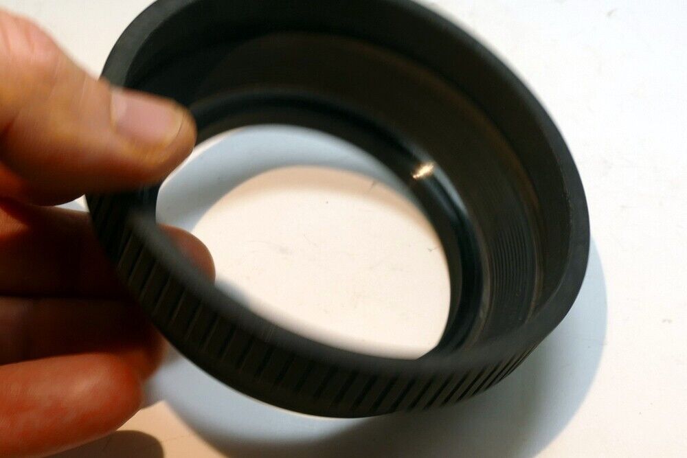 72mm Rubber Lens Hood Shade double threaded zoom 28-200mm
