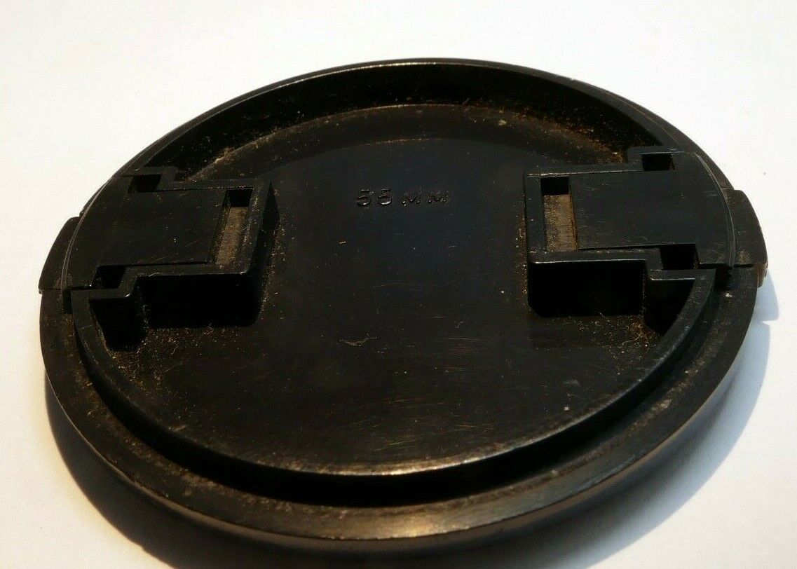 Plastic 55mm Lens front Cap vintage black  for f2.8 f3.5 28mm 35mm