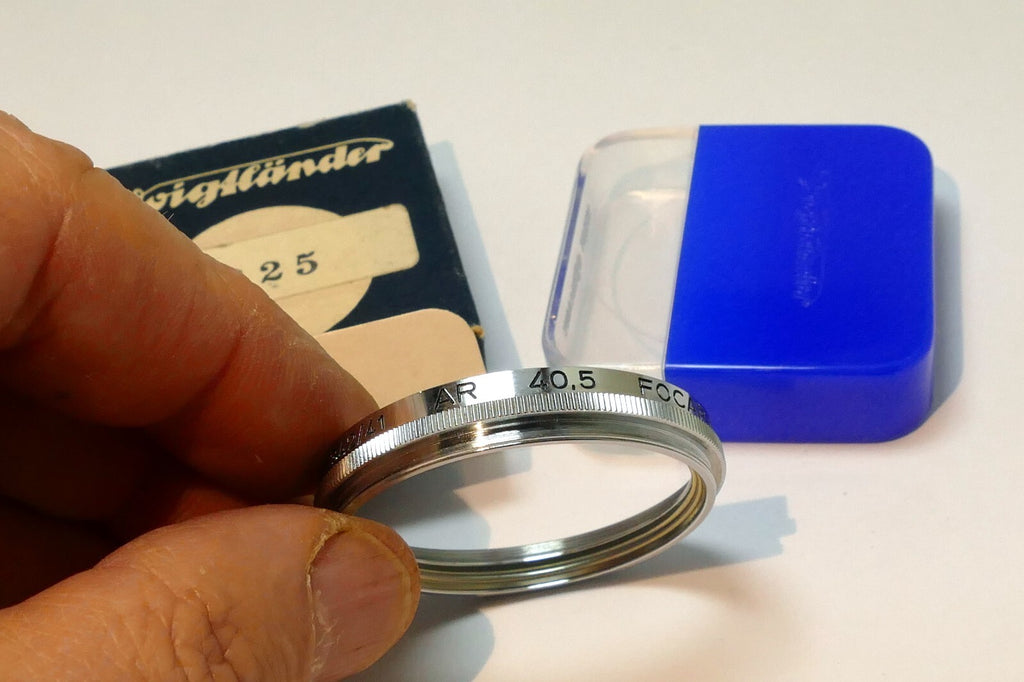 Voigtlander FOCAR 0 AR f=2m 342/41 FILTER  40.5mm close-up portaiture