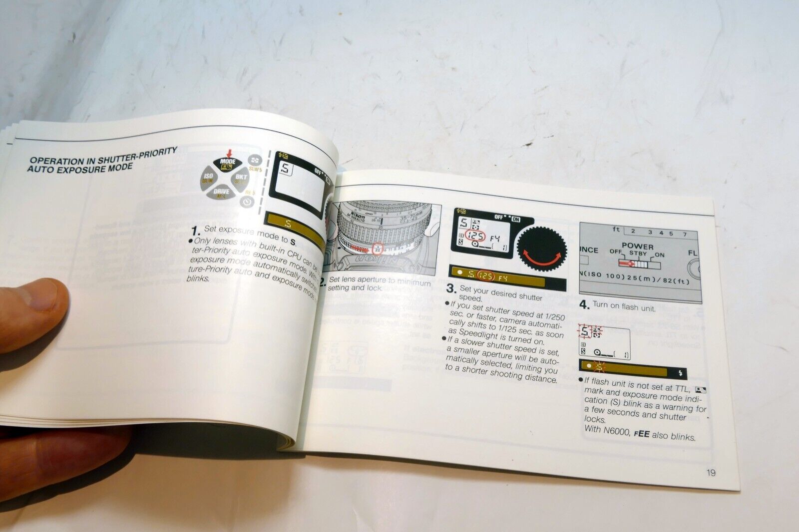 Nikon F N6006 Speedlight Flash Photography Instruction manual