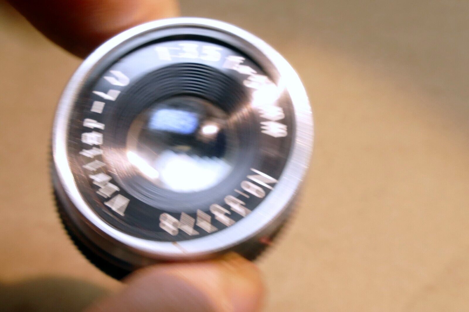 Vivitar LU 50mm f3.5 enlarger lens  ( with fungus in the front element )