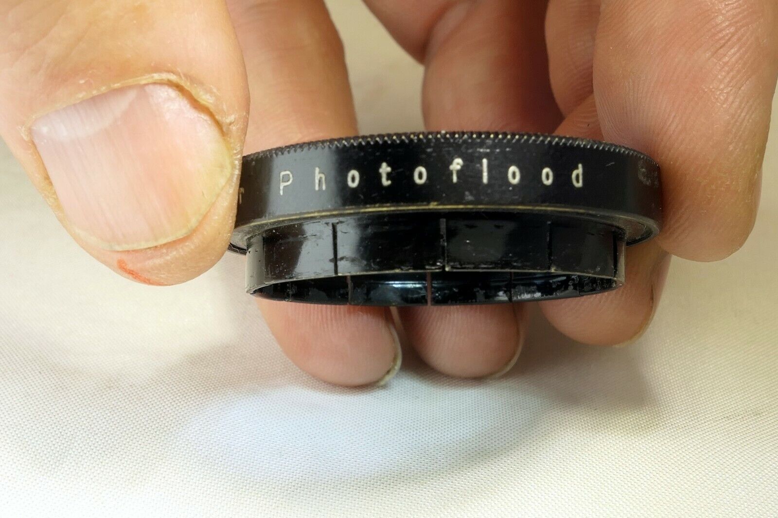 Kodak No 5 A Kodachrome Filter for Photo Flood  slip on type 34mm OD Light Blue