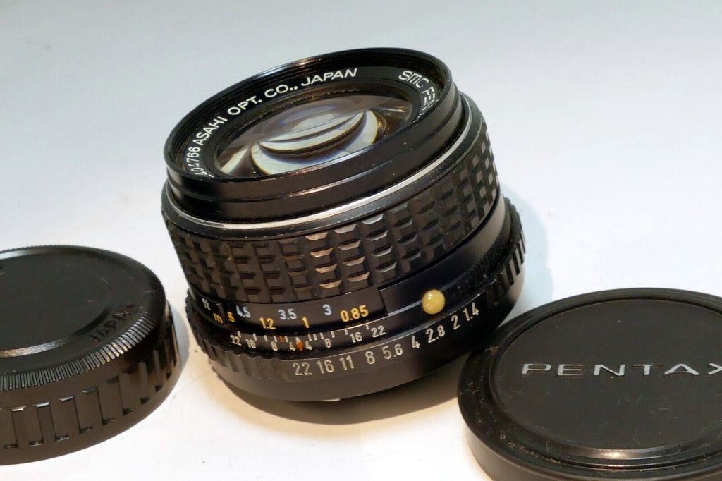 Pentax SMC 50mm F/1.4 MF Standard Lens  Pentax-M Asahi PK prime