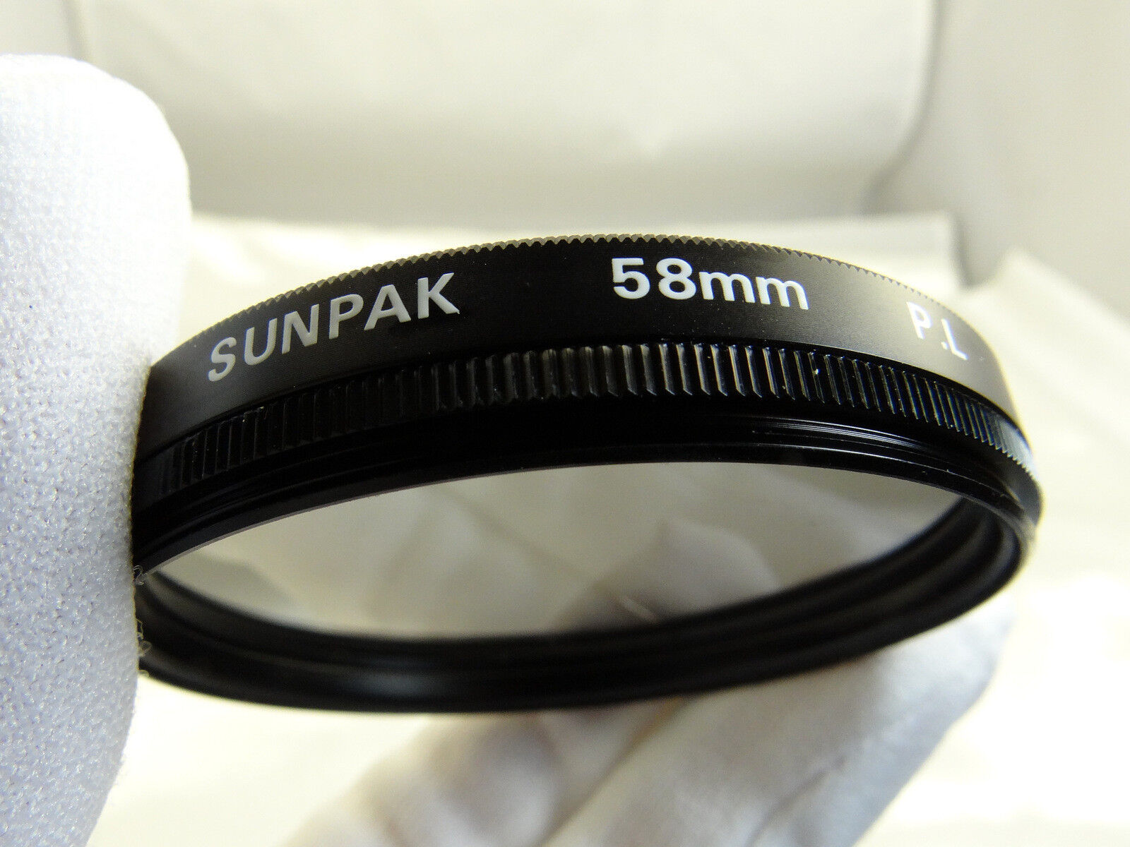 Sunpak 58mm PL Polarizing Camera Lens Filter Polar