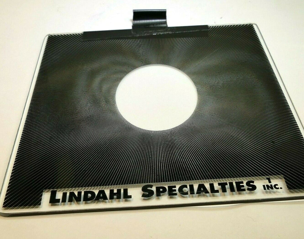 Lindahl 4.5X4.5" Center Spot Radial Neutral Density Vignette Glass Filter 