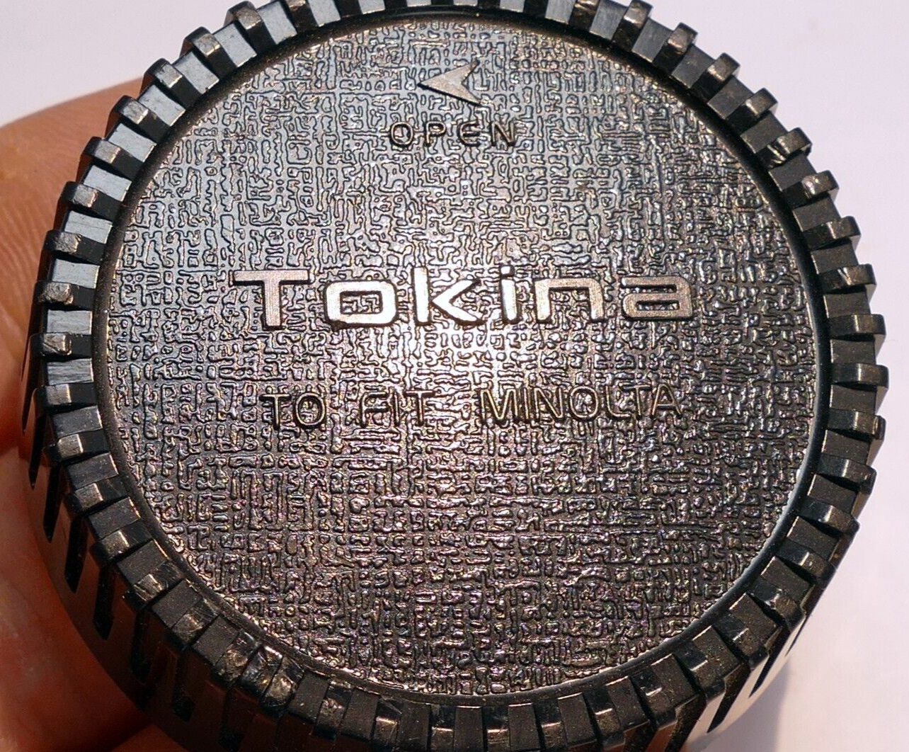 Tokina MD Rear Lens Cap Bayonet for 35mm 80-200mm 28-70mm AT-X Manual Focus