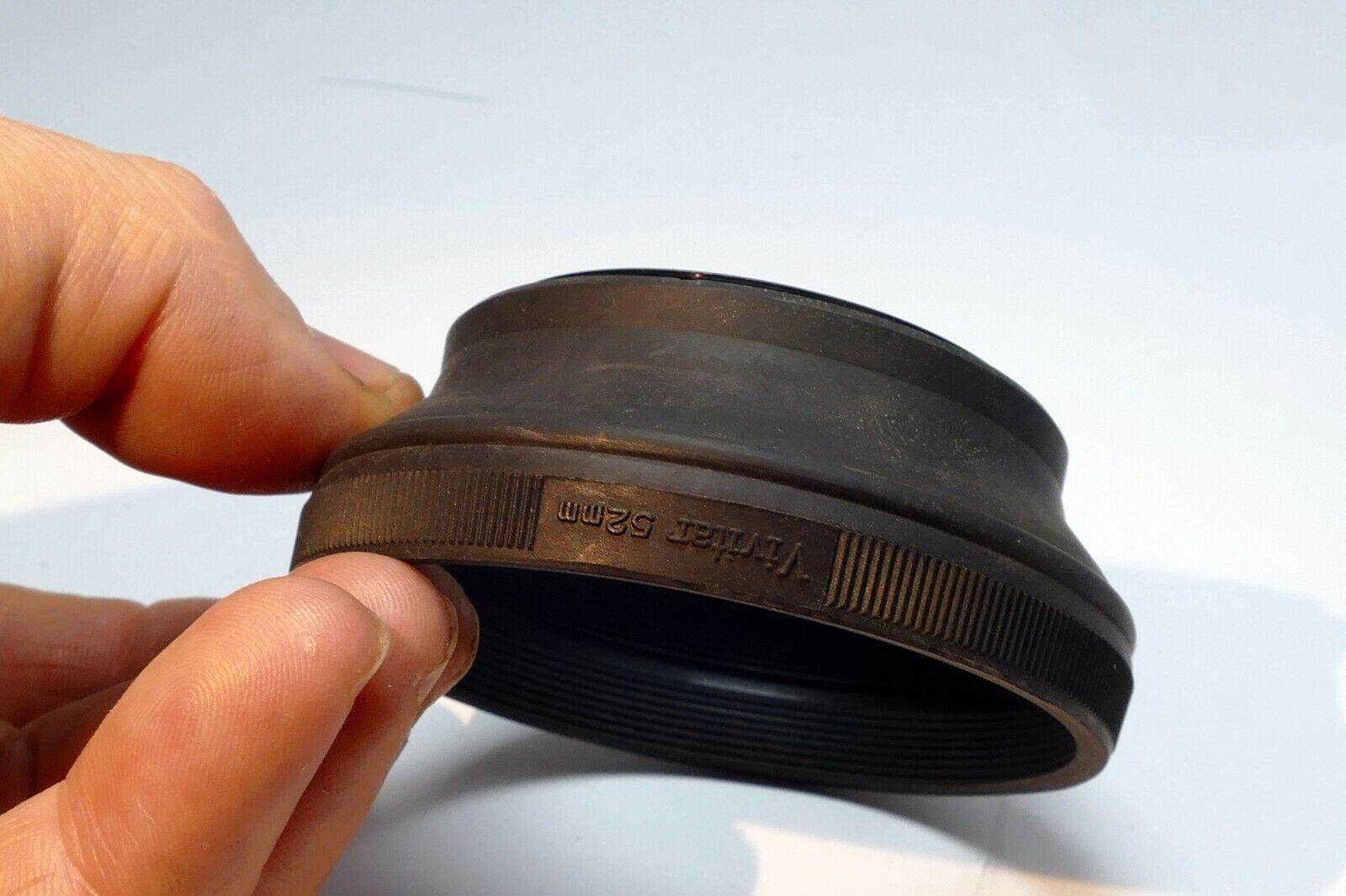 Vivitar 52mm screw in Rubber Lens Hood Shade for normal 35mm f2.8 50mm f1.7