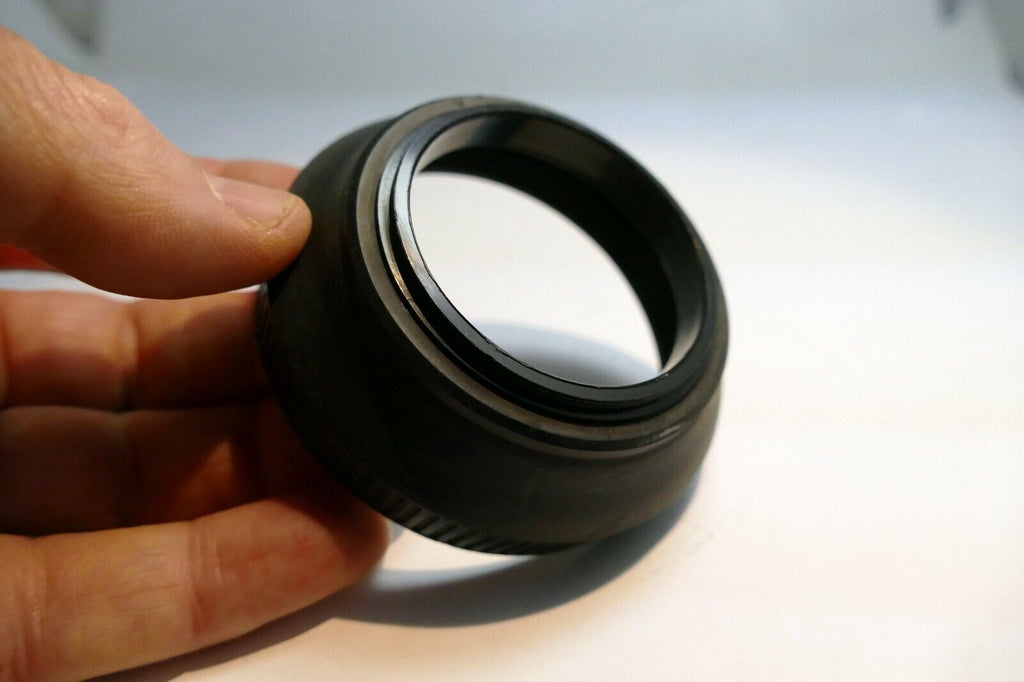 52mm rubber lens hood shade for normal 50mm f1.8 to medium telephoto 85mm f2.8