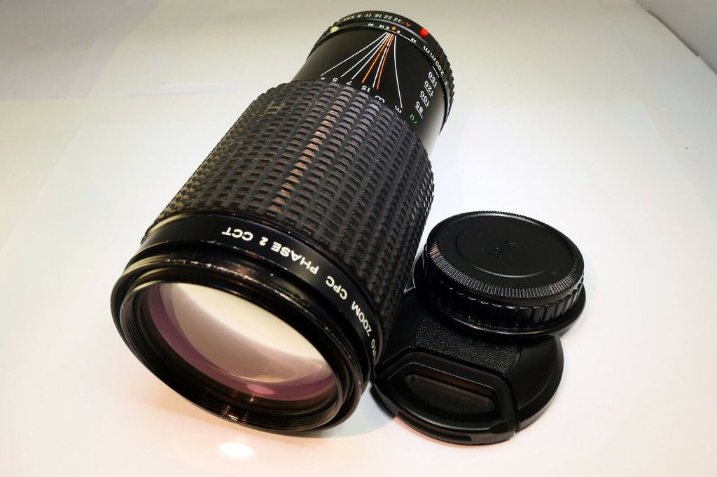CPC Phase 70-200mm f4.0 lens manual focus Telephoto for Pentax A KA KR Super
