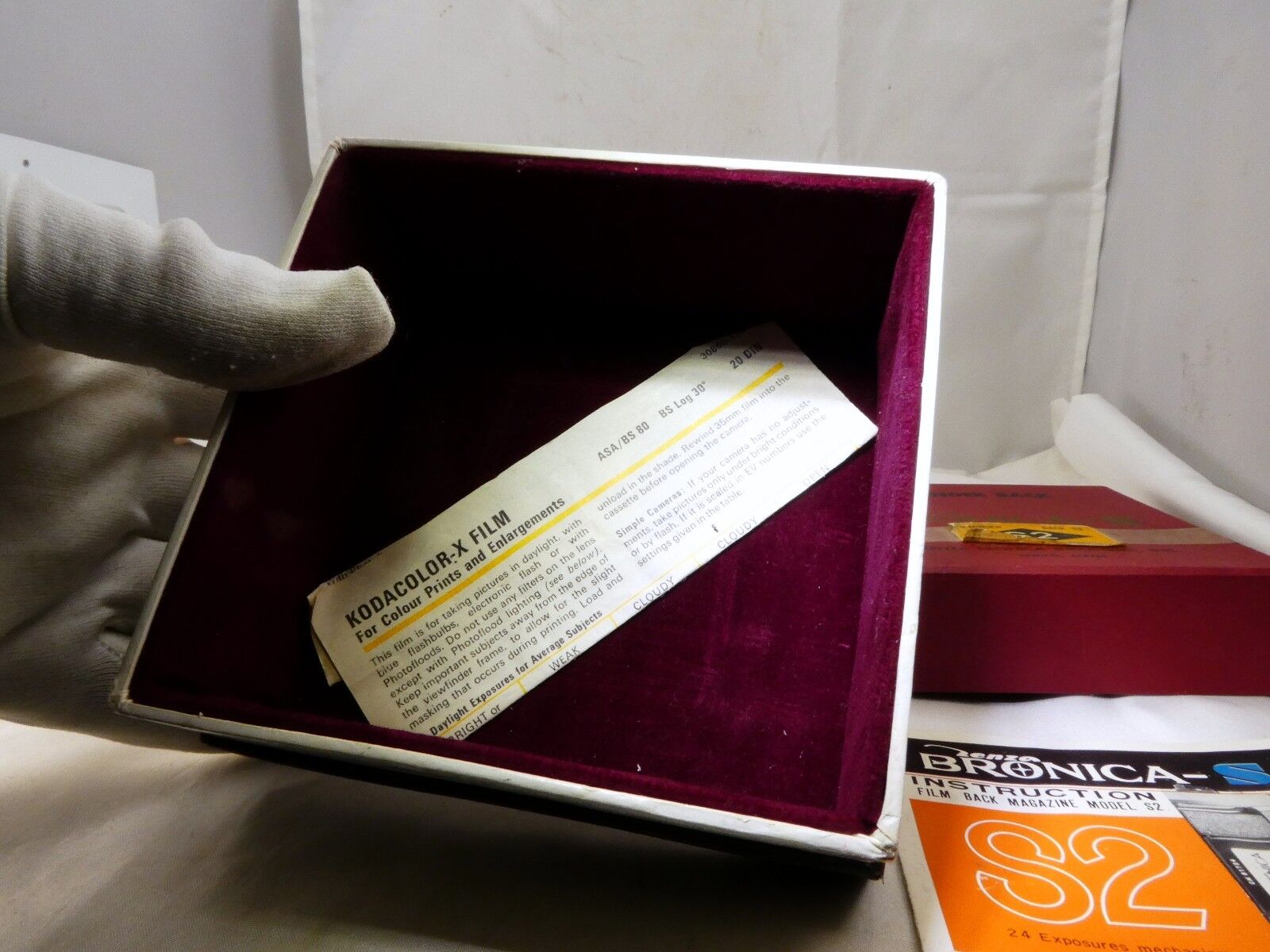 Empty Box for Bronica FilmWinder Back Zenza 6X6 S2