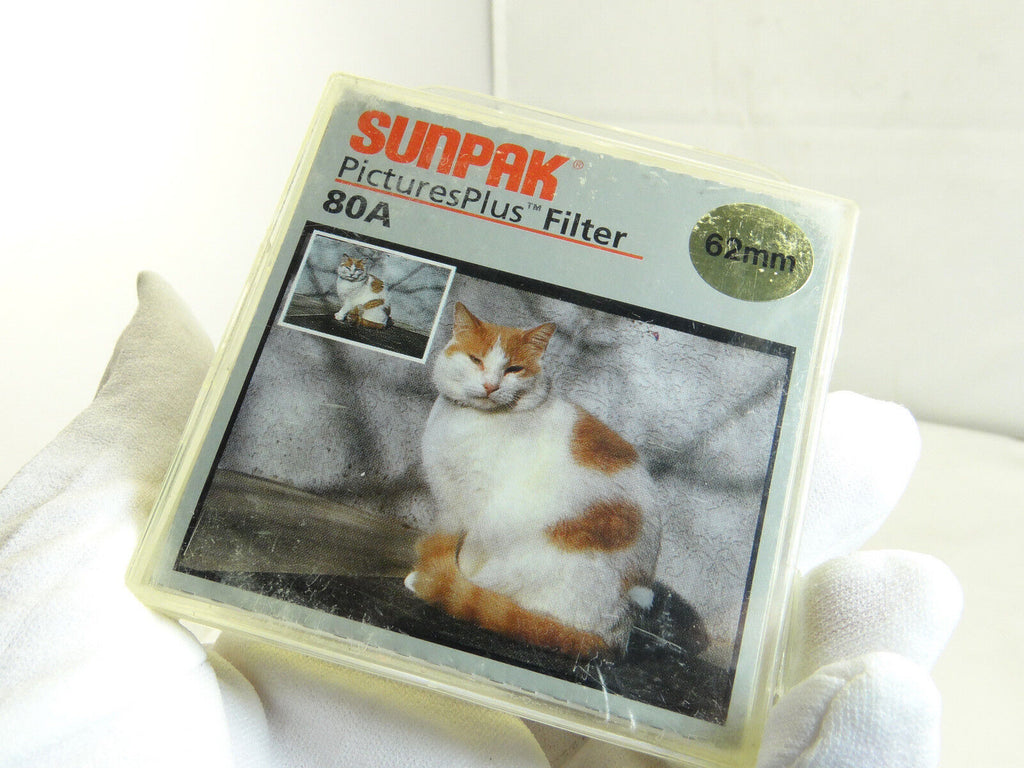 Sunpak 62mm 80A Blue Tungsten to Daylight Conversion Lens Filter