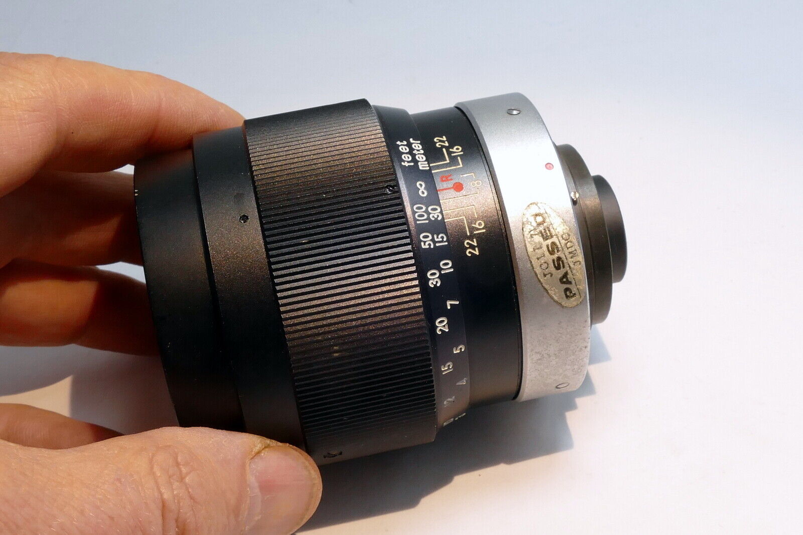 Topcon Topcor UV 135mm f4 lens with heavy haze / fungus AS IS parts or repair