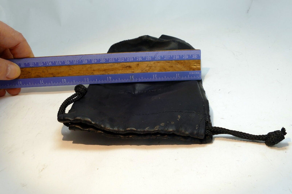 Soft  Leather Drawstring Bag Case for Olympus flash