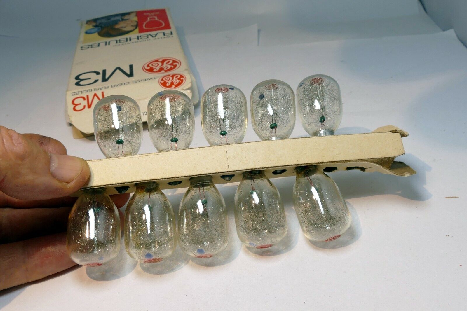 GE M3 Clear Flashbulbs Camera Flash Bulbs pack of 11  lot