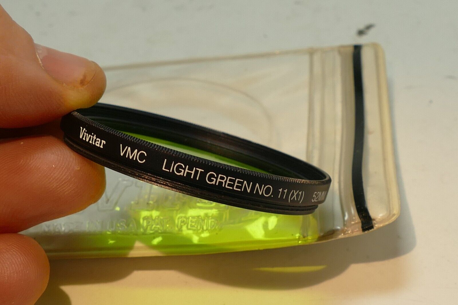 Vivitar VMC 52mm Light Green 11 X1  Filter Multi-Coated