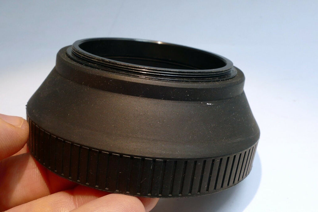 62mm Rubber Lens Hood Shade threaded screw in telephoto