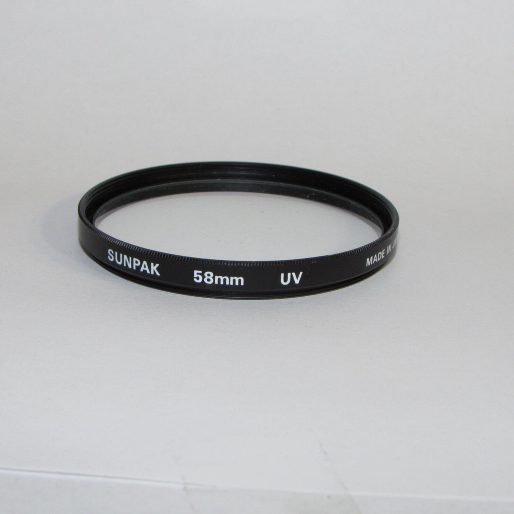 Used Sunpak UV 58mm Lens Filter Made in Japan B00222