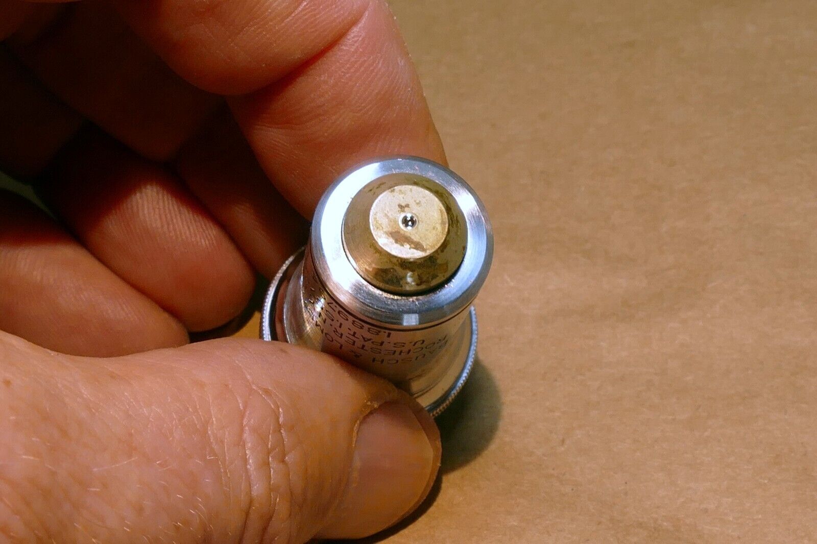 Bausch Lomb 1.8mm 1.25 OIL 97X Microscope Objective Rochester NY  100X
