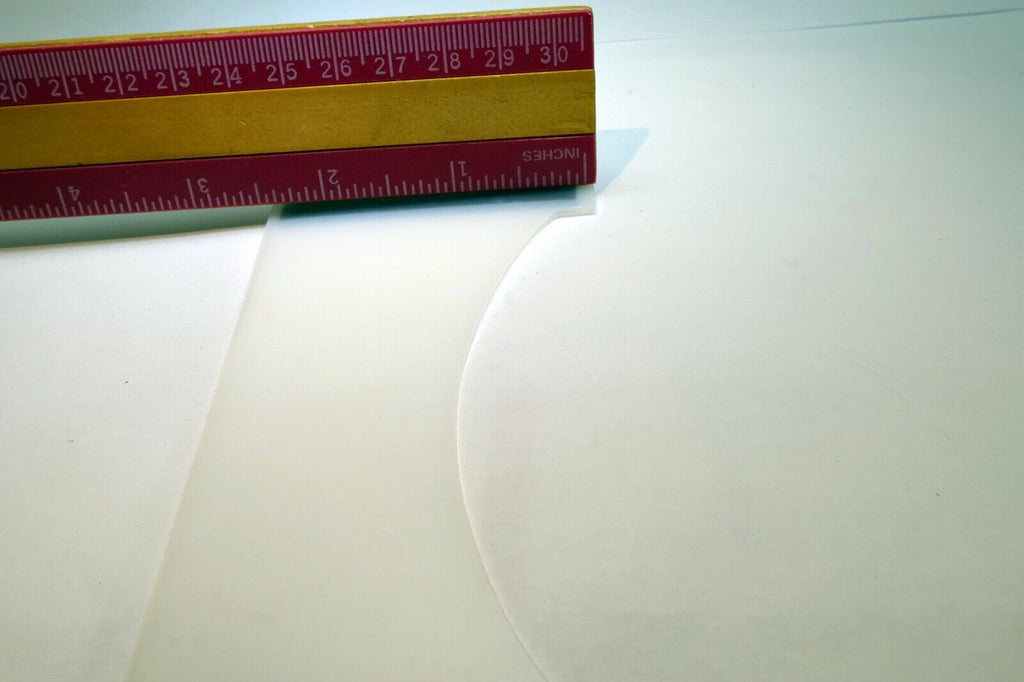 Lindahl Vignette White Mask 2.5X5" Smooth Bottom Arc magnetic frame