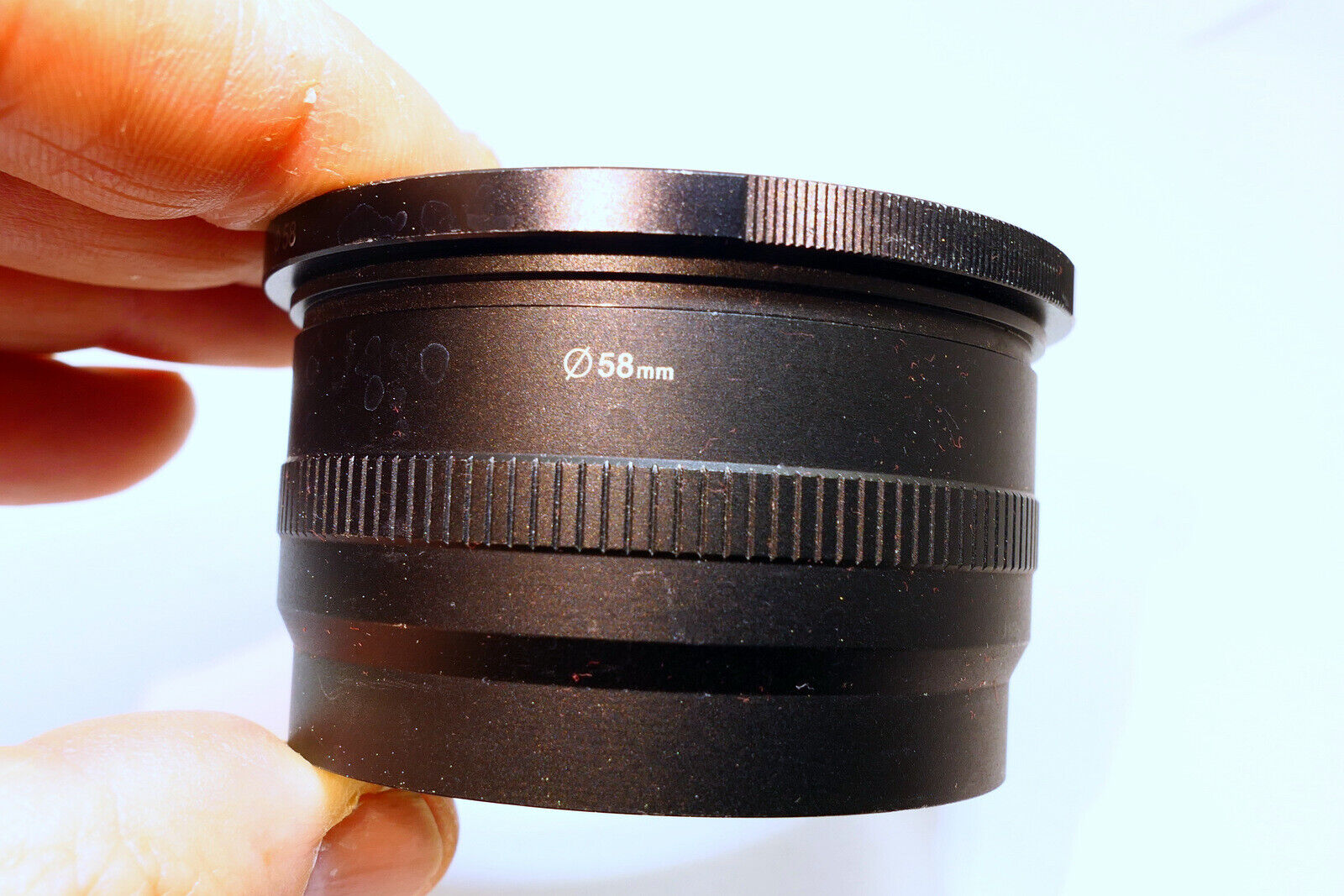 52mm Tube for camera adapter 58mm Lens twsit on type