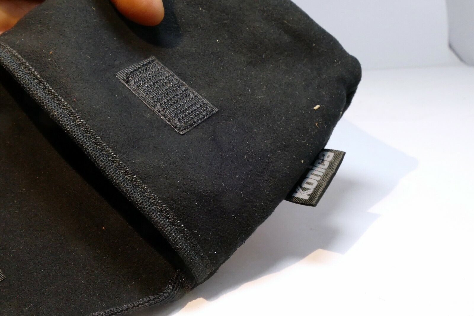 Small soft case pouch for Konica Hexanon lens  10X10cm 4X4"