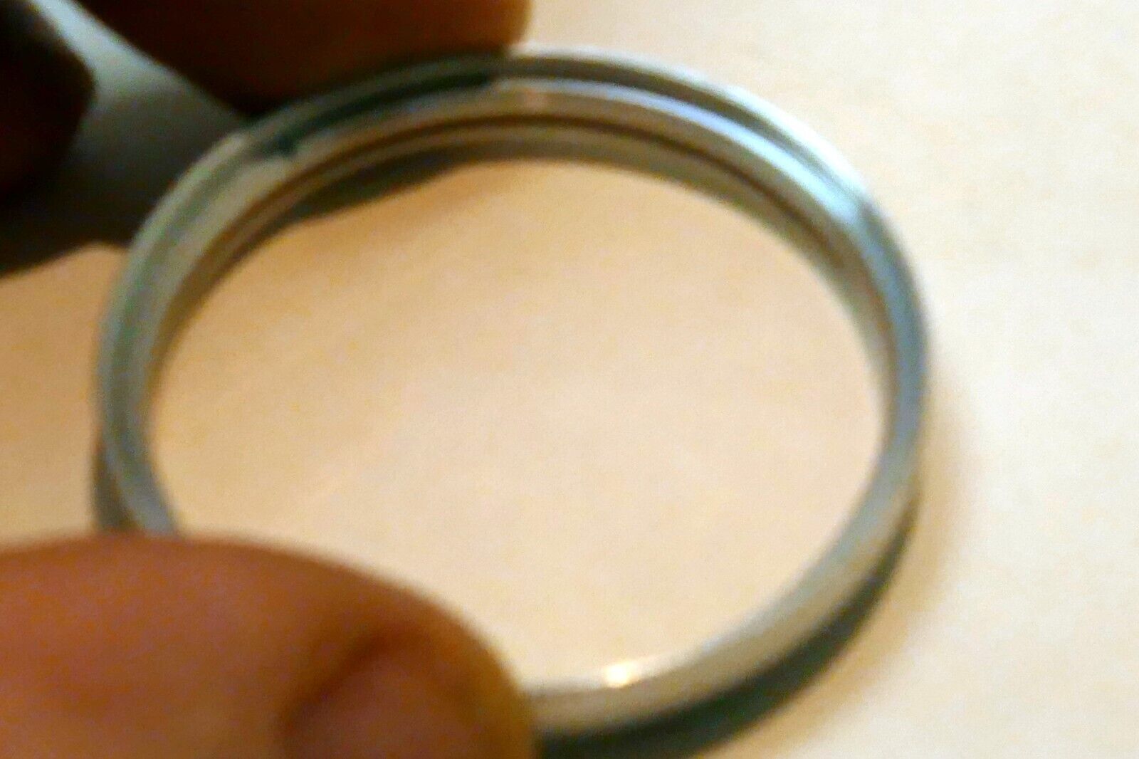 1A 1-A Skylight  40.5mm Lens Filter warming with chrome silver rim