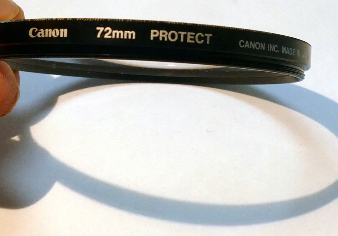 Canon 72mm Lens Protect Protector made in Japan - OEM Genuine
