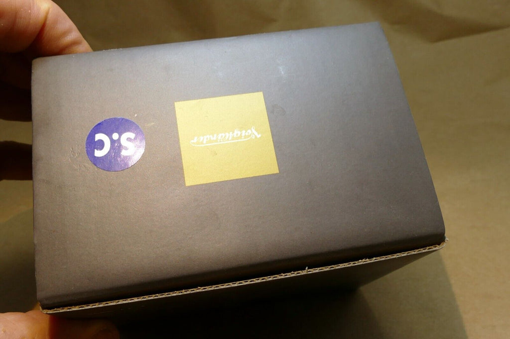 empty lens box (only) for  Nokton Classic Voigtlander 35mm f1.4 S.C.  M lens