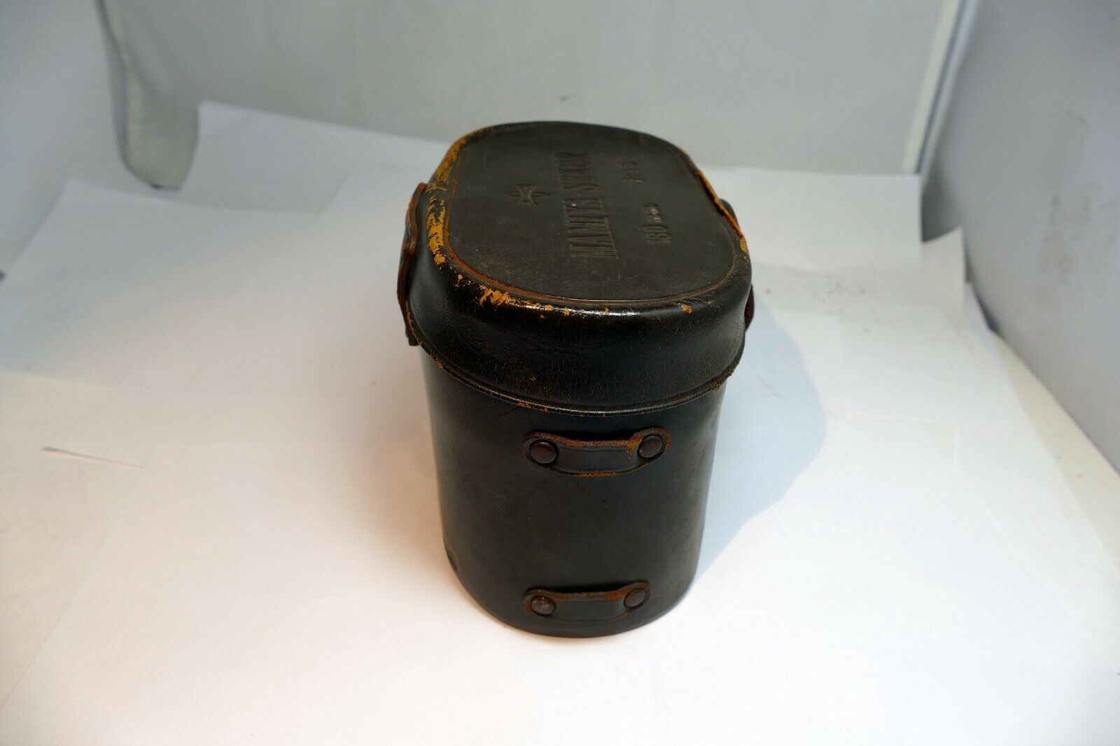Mamiya Sekor 180mm f4.5 Hard case for lens TLR brown 18cm 13.5cm