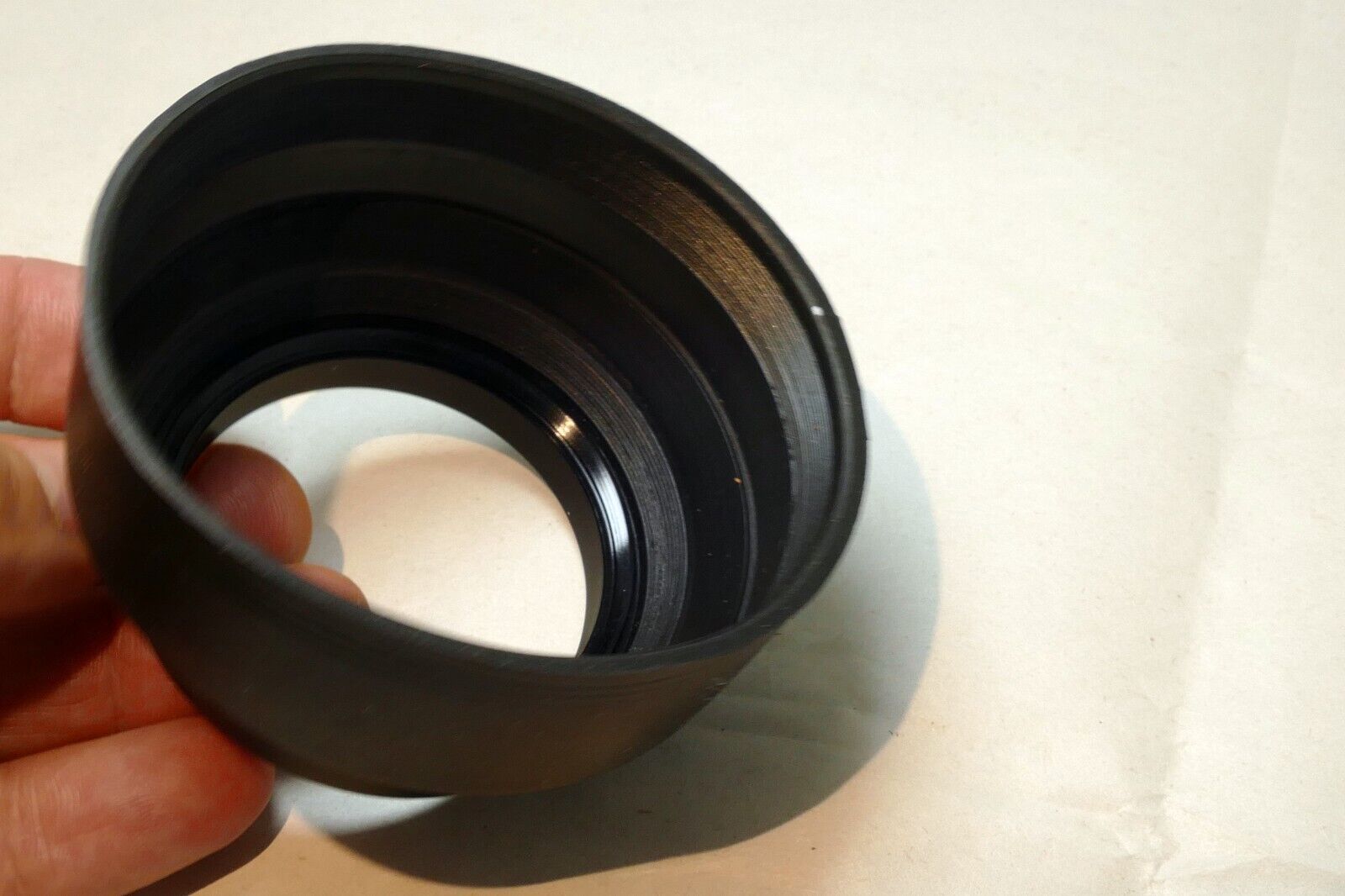 3-Way collapsible 52mm Rubber Lens Hood Shade for 50mm 135mm