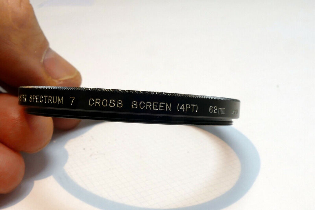 62mm Promaster 4 point Star Cross Screen filter lens made in Japan