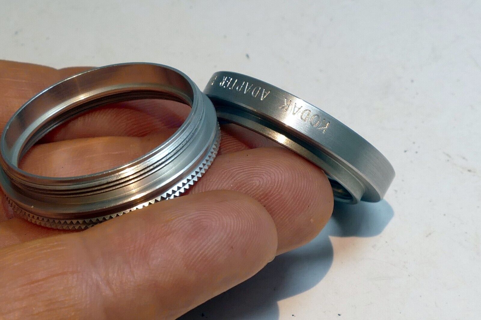 27mm ID  to series V 33.3mm metal filter holder adapter w/ Female threads No 53