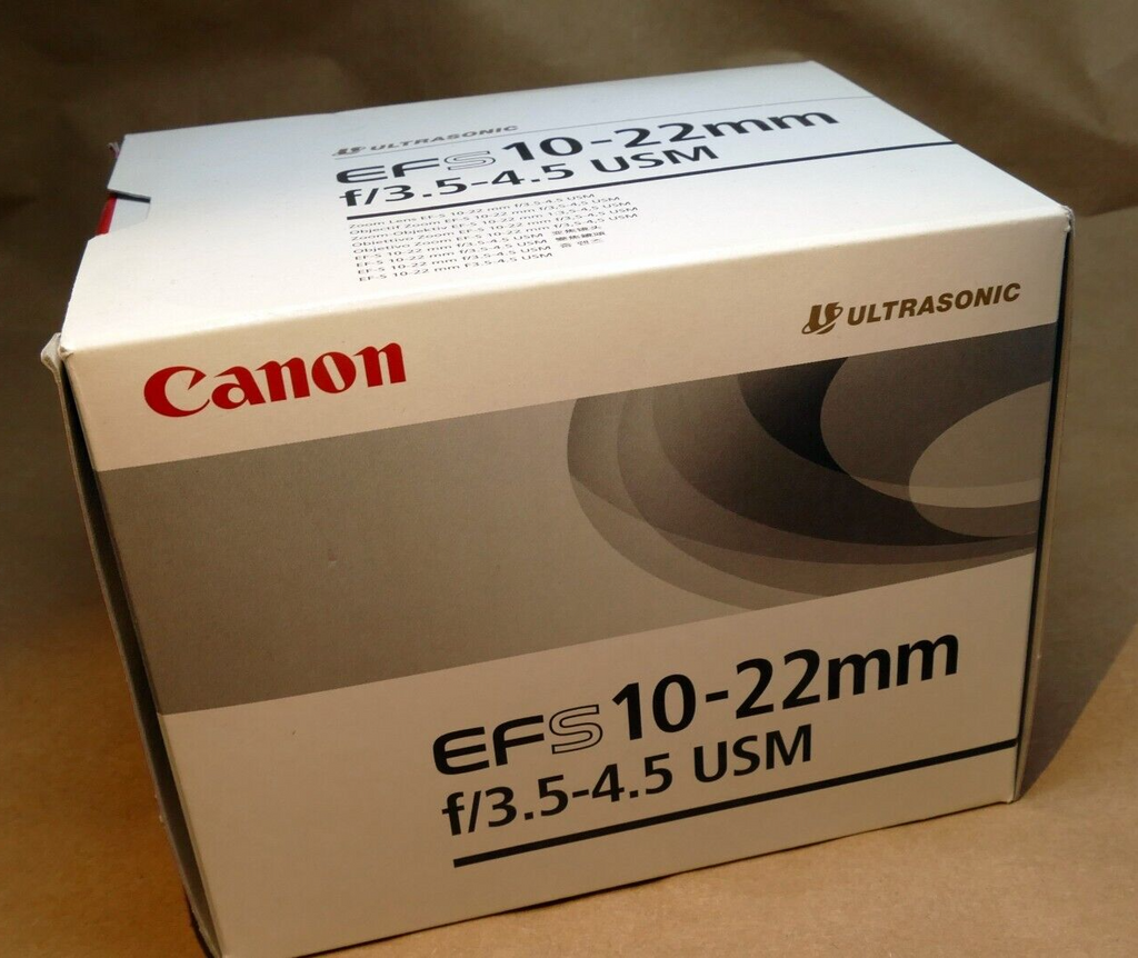 empty lens box (only) for  EF-S 10-22mm f/3.5-4.5 USM lens