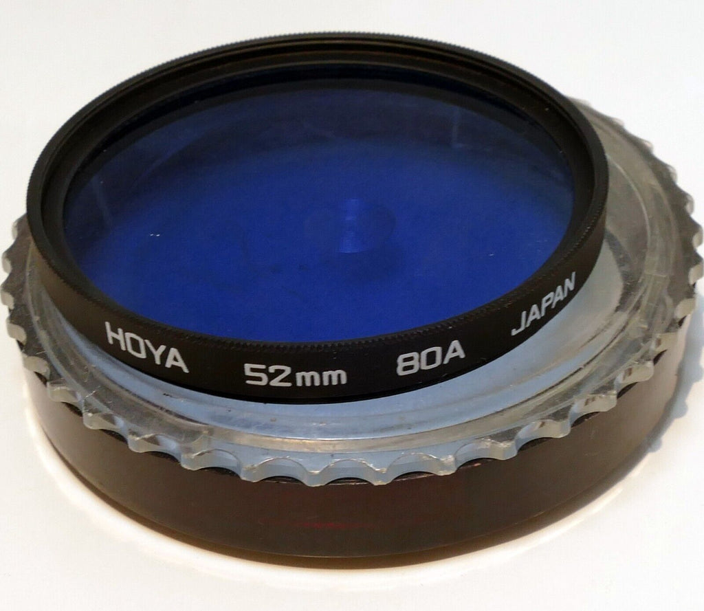 HOYA  52mm Filter  80A  Blue made in Japan with plastic case