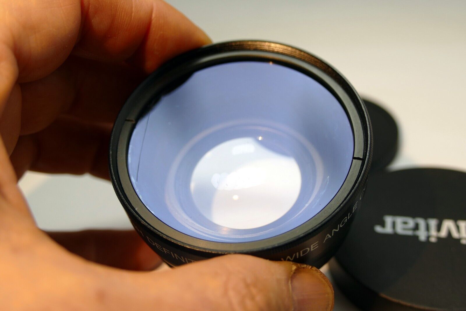 58mm threaded Vivitar  HD wide angle 0.43X AF lens AUX MC High Definition