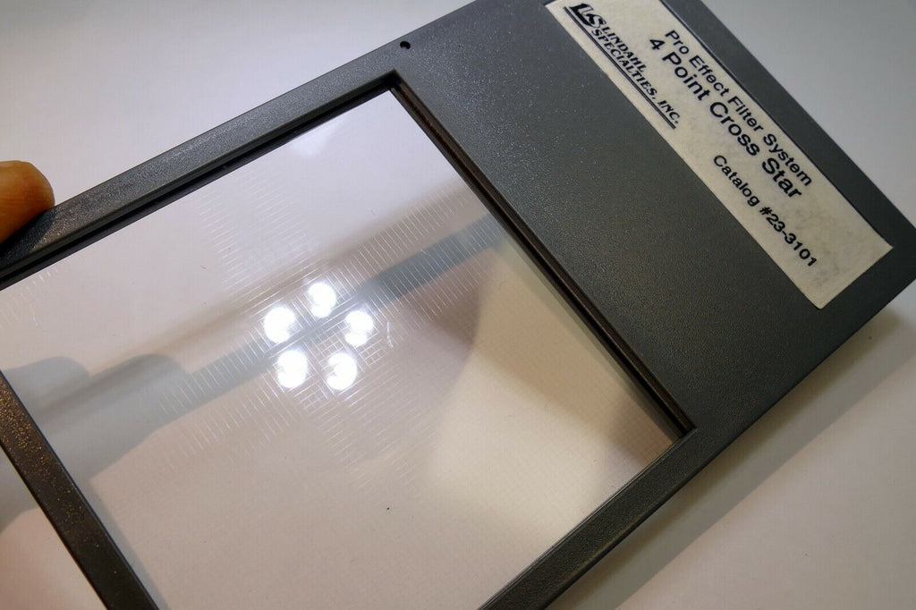 Lindahl 4-Point Cross Star CS Lens Filter drop in square 3X3" 23-3101