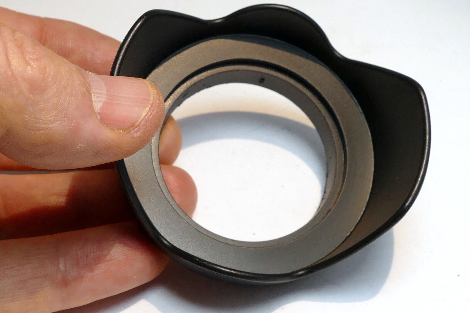 49mm OD Lens Hood Shade plastic petal threaded