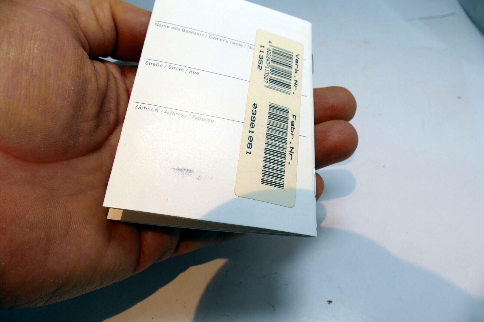 Garantikarte for Leica 100mm f2.8 APO ROM Macro  11352  Lens