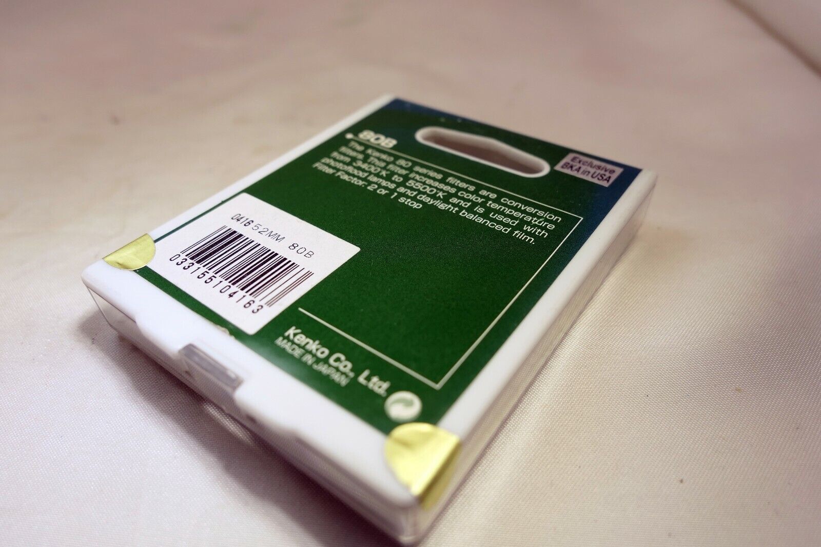 Kenko 52mm 80B Blue  Lens Filter screw in type boxed new