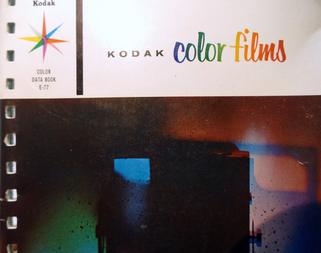 Kodak Color Films Brochure - Data Book Fourth edition 1961 Photo guide E-77