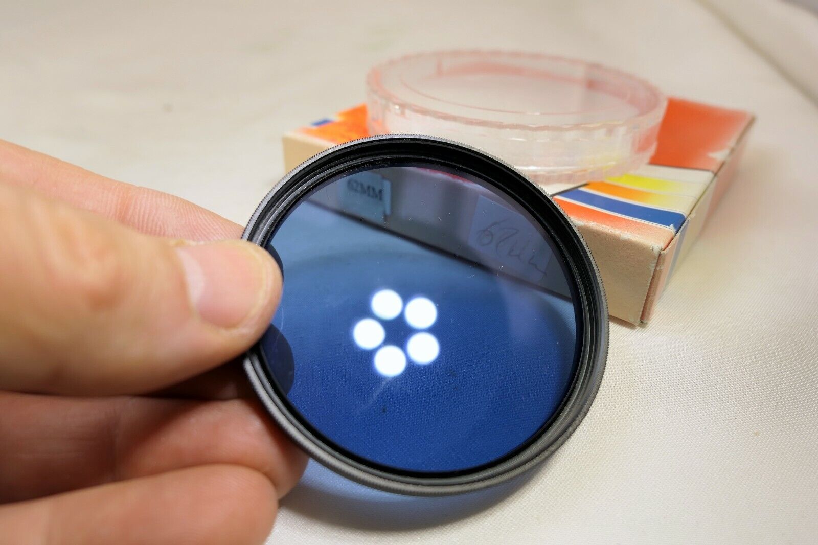 Eitar 62mm 80A Blue lens filter open box