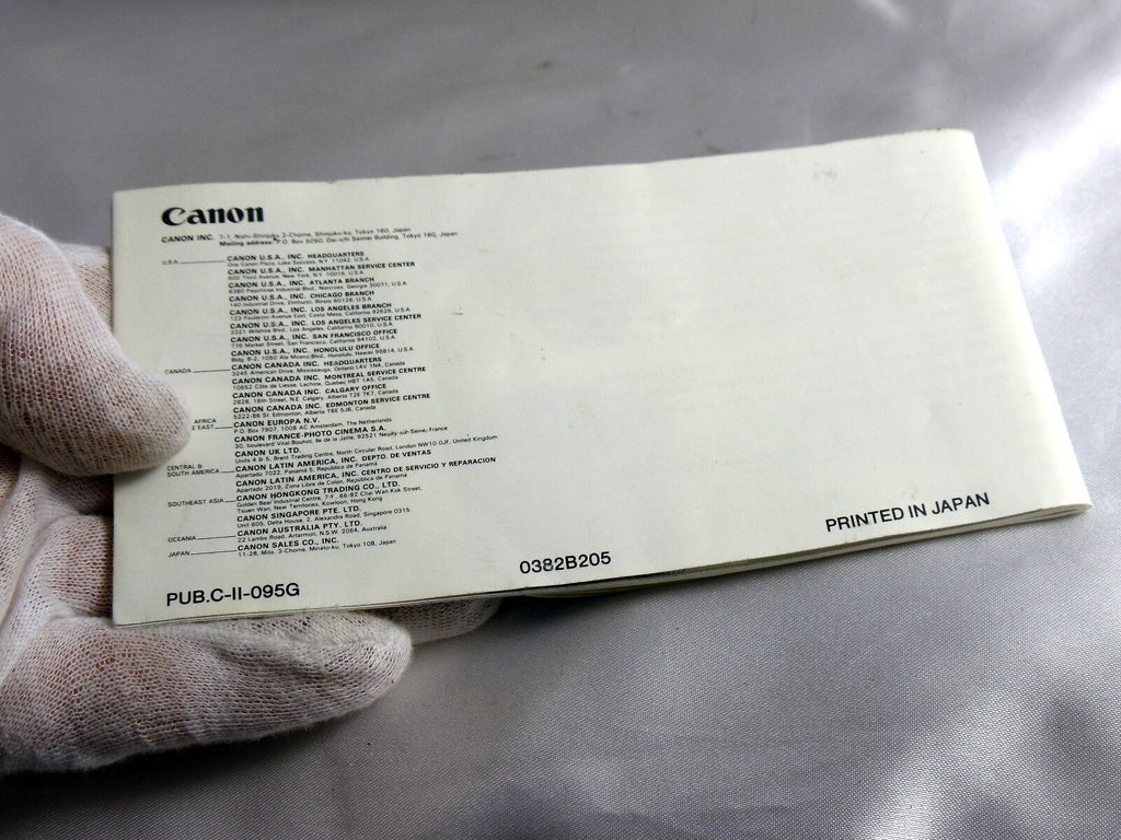 Used Camera FD lenses Guide Canon manual focus O313