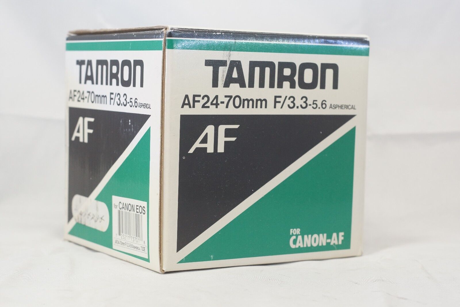 empty lens box for Tamron 24-70mm f3.3-5.6 Aspherical lens for Canon AF 73DE