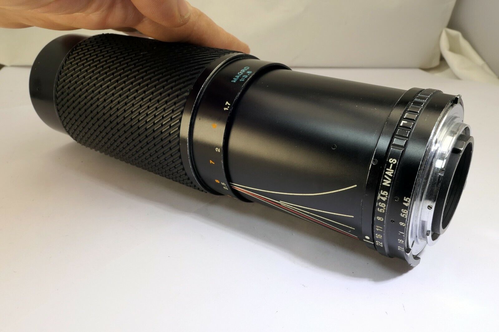 Tokina 75-300mm f4.5-5.6 Ai-s Lens for Nikon  Parts Repair AS IS aperture stuck