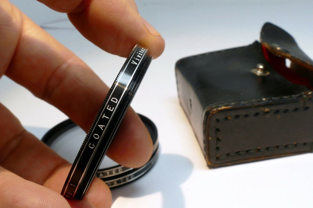 Vivitar Macro Lens 52mm +1 +2 +3 Filters threads screw in close-up   set kit